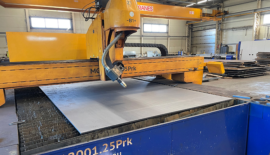 Plasma cutting, flame cutting, laser cutting, edge bending slider
